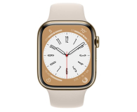 Apple Watch 8 45/Gold Steel/Starlight Sport LTE - 1071009 - zdjęcie 3